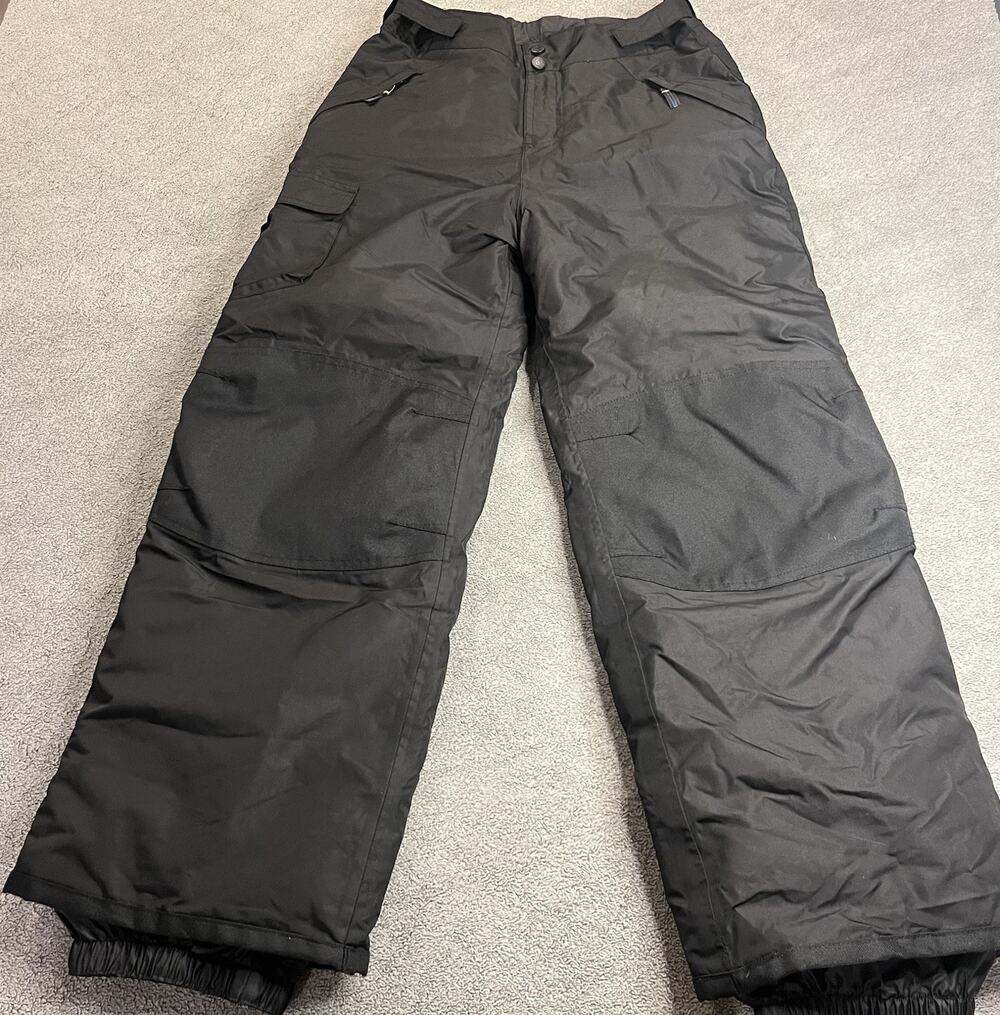 Co by Champion Kids Youth Black Snow Pants Insulated Size L 12-14 Ski Winter